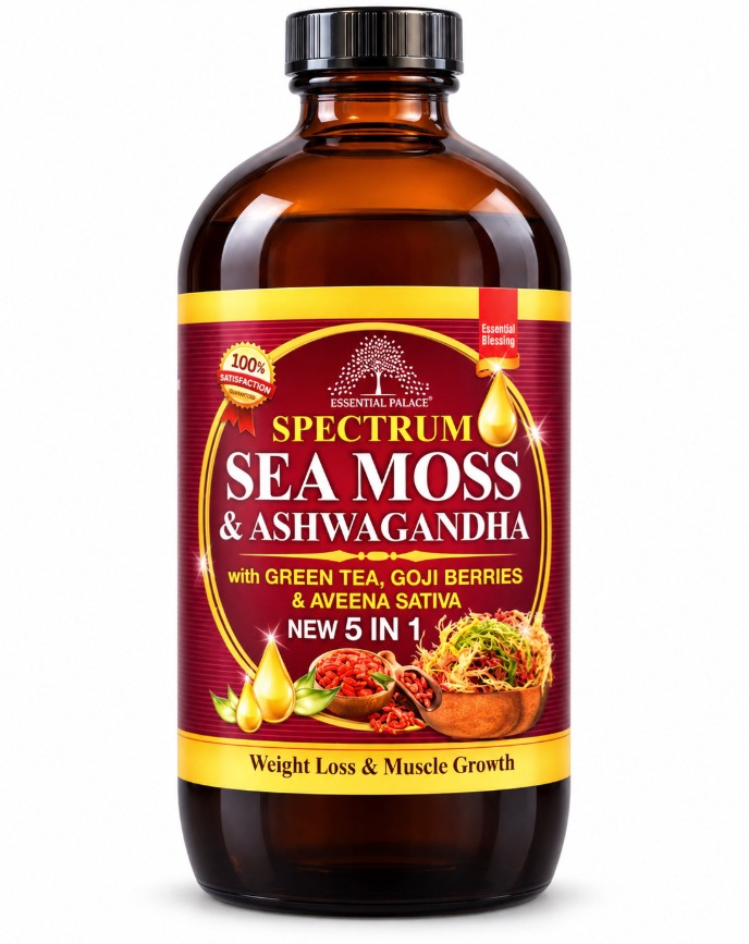 Essential Palace Spectrum Sea Moss & Ashwagandha (New 5 in 1)